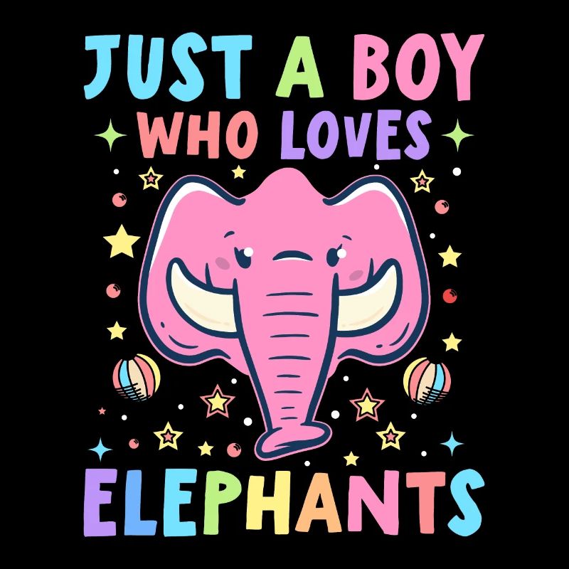 Nur Ein Junge, Der Elefanten Liebt Elefant