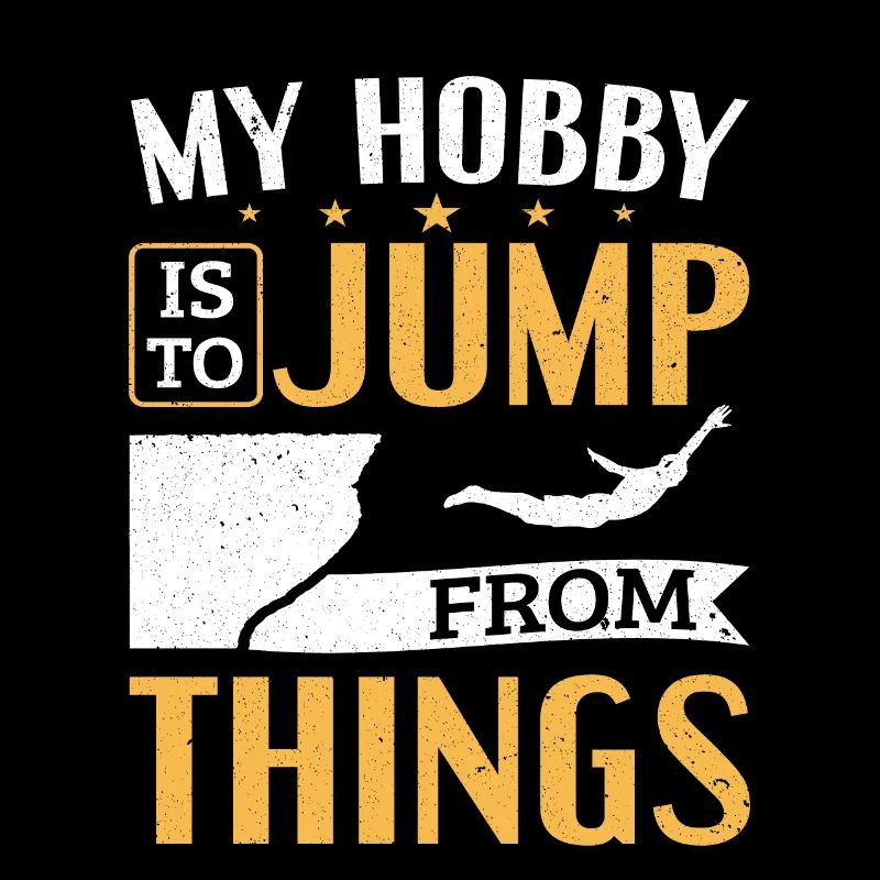 Mon passe-temps est de sauter des choses Cliff Jumping