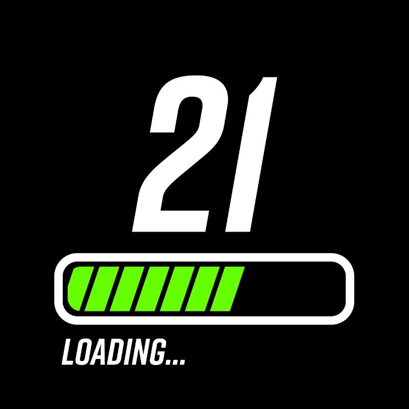 21. Geburtstag Loading Ladebalken