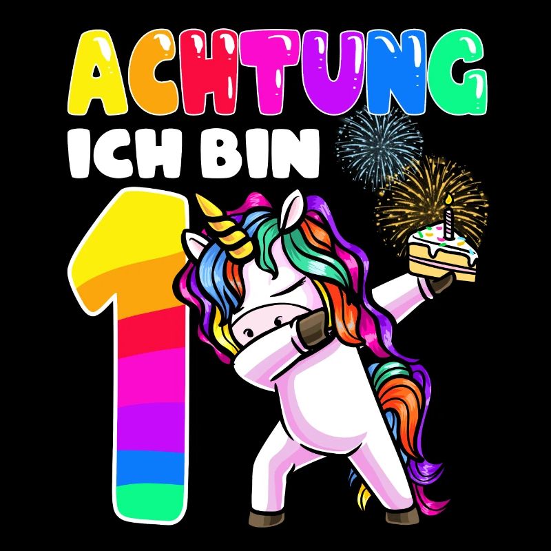 Erster Geburtstag Mädchen 1 Jahr Einhorn