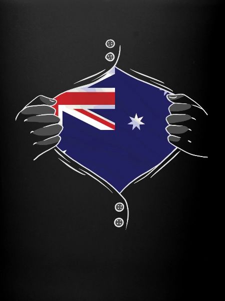 drapeau australien fier