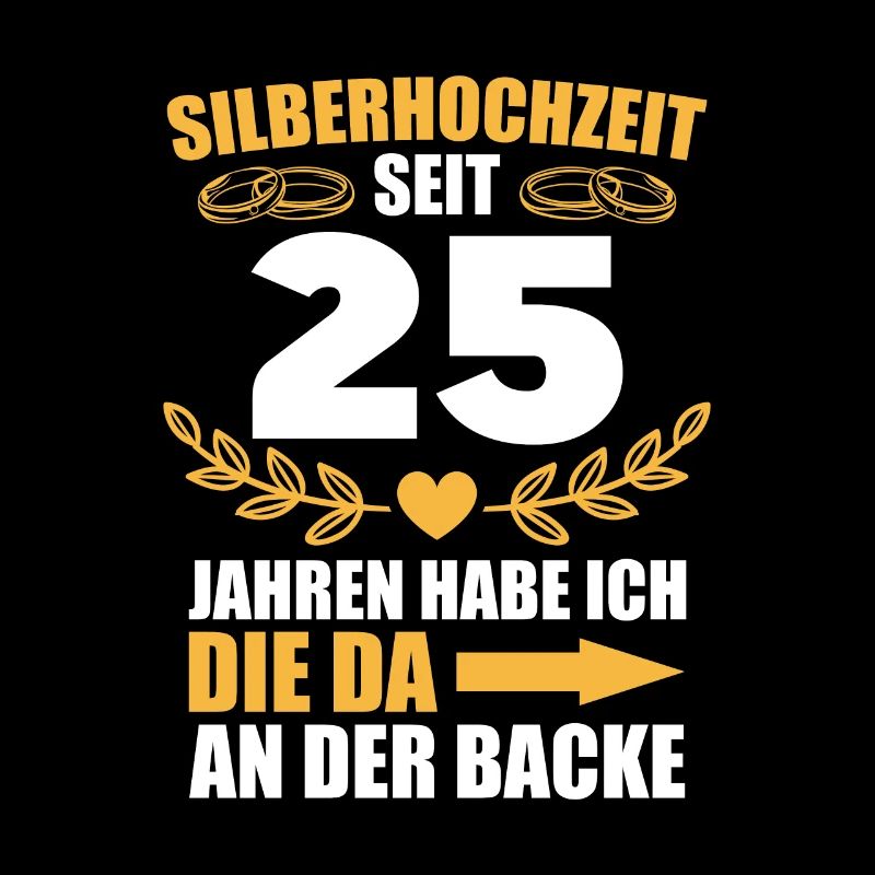 25. Hochzeitstag Mann Silberhochzeit Geschenk