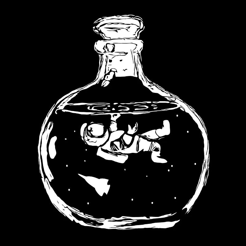 Astronaut in Flasche