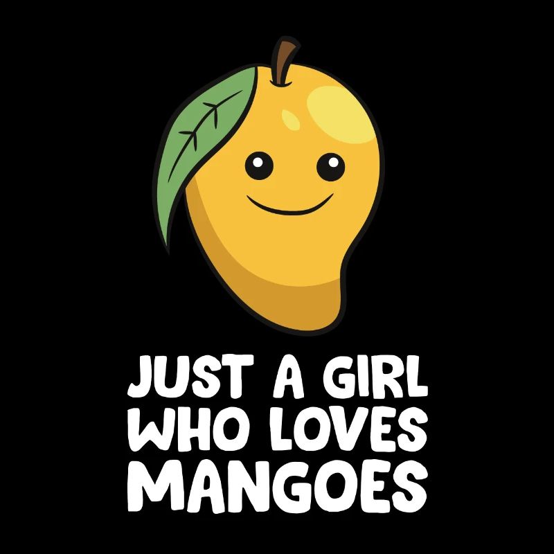 Nur ein Mädchen, das Mangos liebt