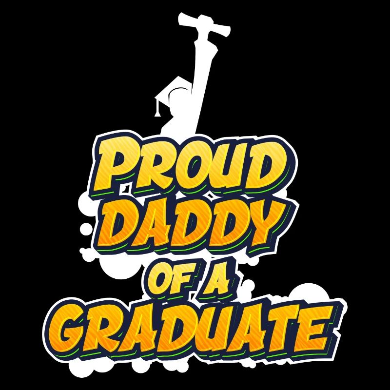 Stolzer Papa eines Absolventen