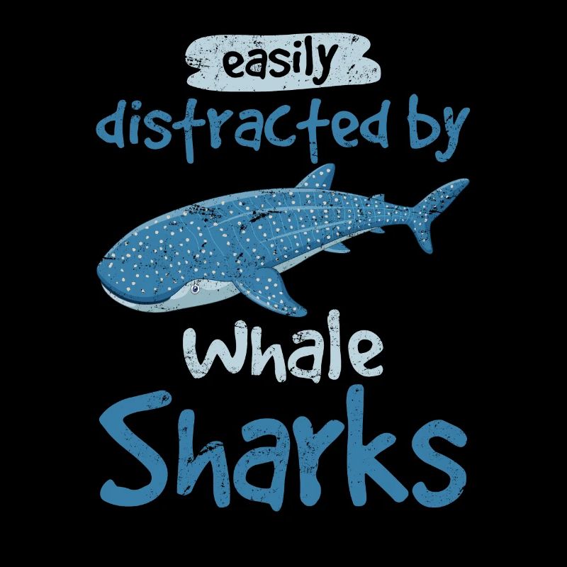 Facilement distrait par les requins-baleines Mignon requin-baleine