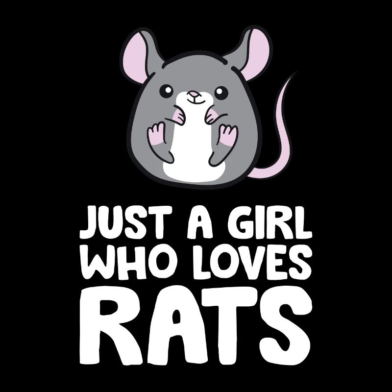 Nur ein Mädchen, das Ratten liebt