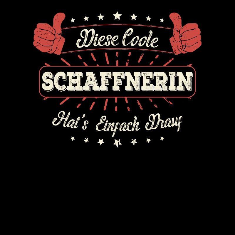 Diese Coole Schaffnerin Geschenk Kollegen Spruch