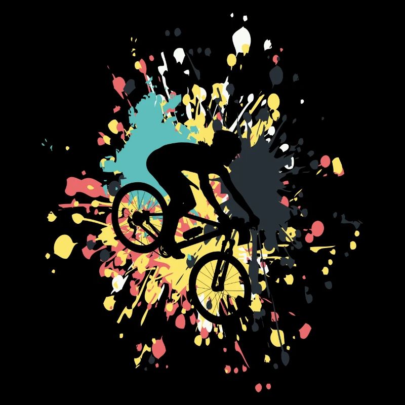 Vélo Descente Couleur Splash