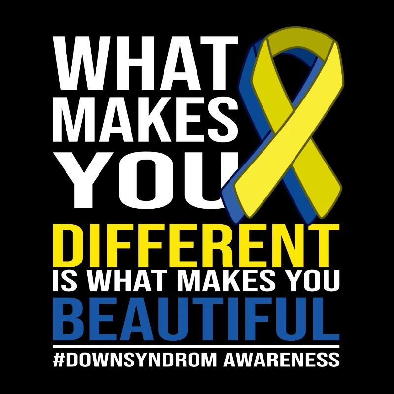 Différentes belles consciences du syndrome de Down
