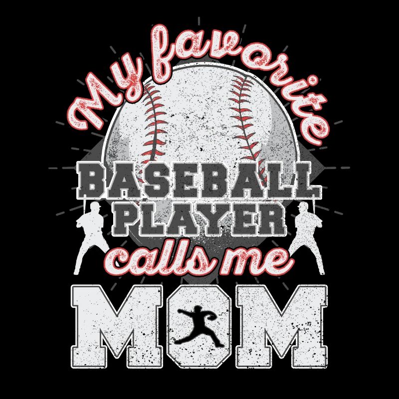 Baseball Mom Mama Mutter Baseballspieler Geschenk