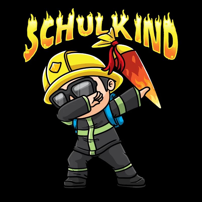 Schulkind Einschulung Feuerwehr