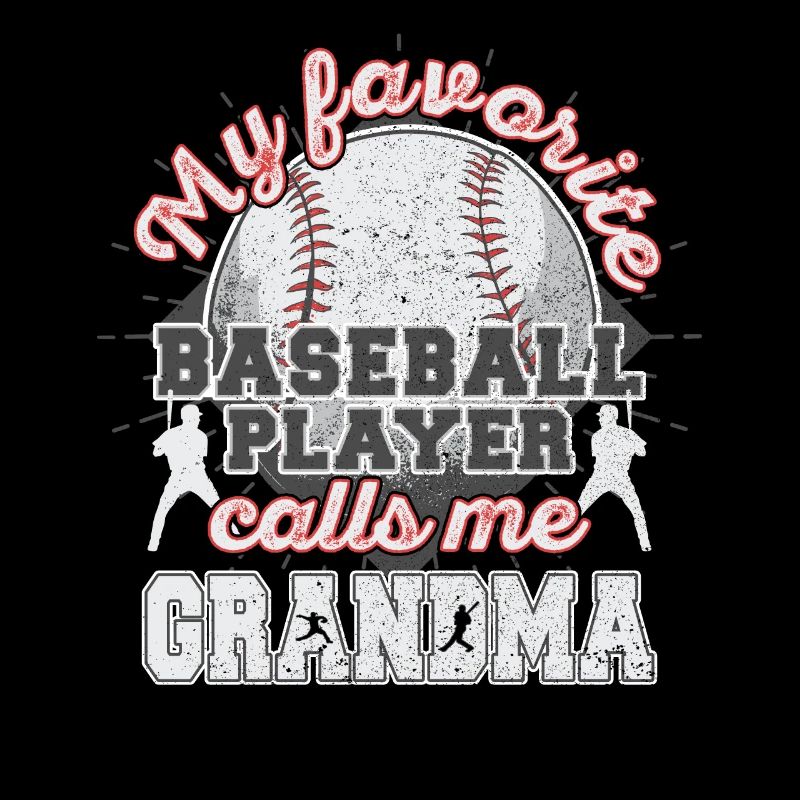 Baseball Grandma Oma Baseballspieler Großmutter