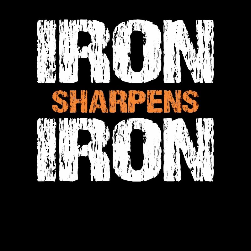 Iron Sharpens Iron Christian Workout Iron