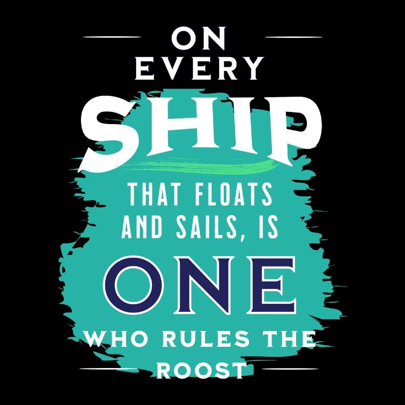 sail boat sailor skipper command captain gift