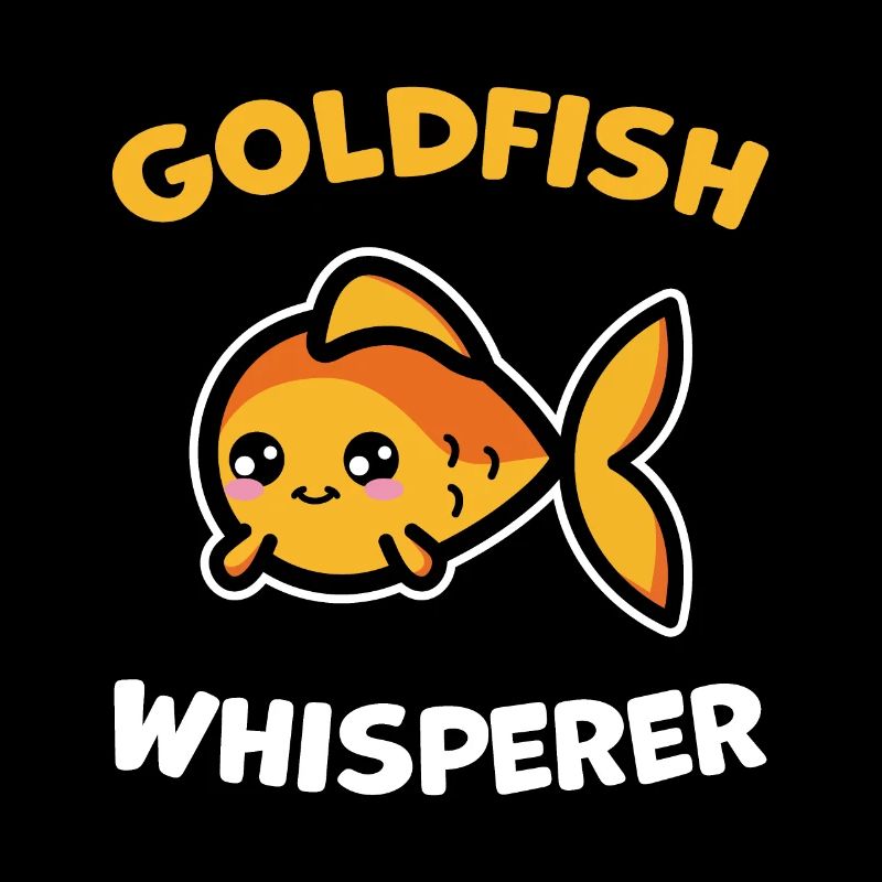 Goldfisch Geschenkidee Spruch