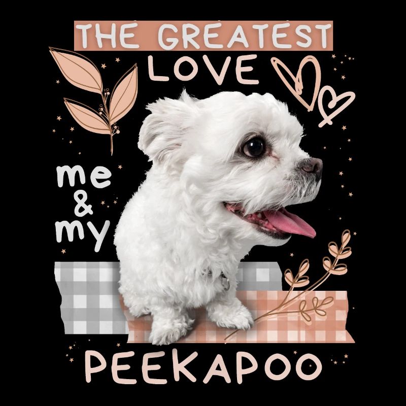 Peekapoo, Hund, lustiger Spruch