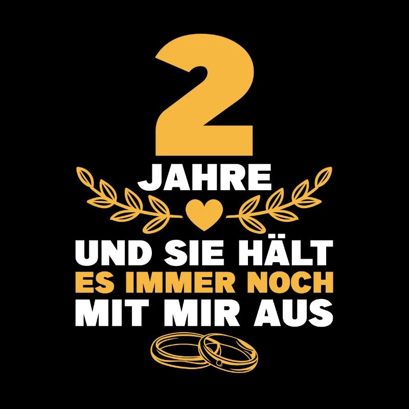 Baumwollhochzeit 2. Hochzeitstag Geschenk Mann