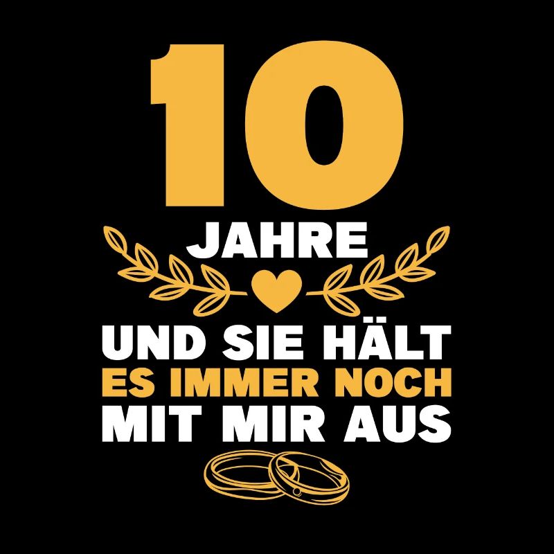 Rosenhochzeit 10. Hochzeitstag Geschenk Mann