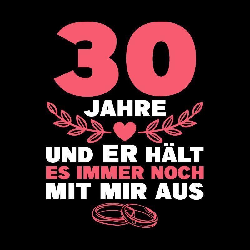 Perlenhochzeit 30. Hochzeitstag Geschenk Mann
