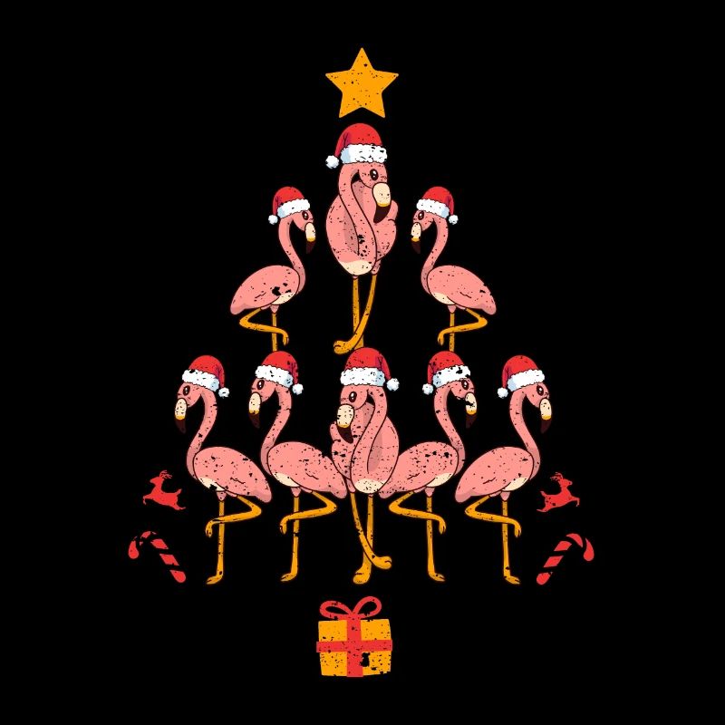 Flamant de Noël Oiseau Oiseau Noël PJs Pyjama