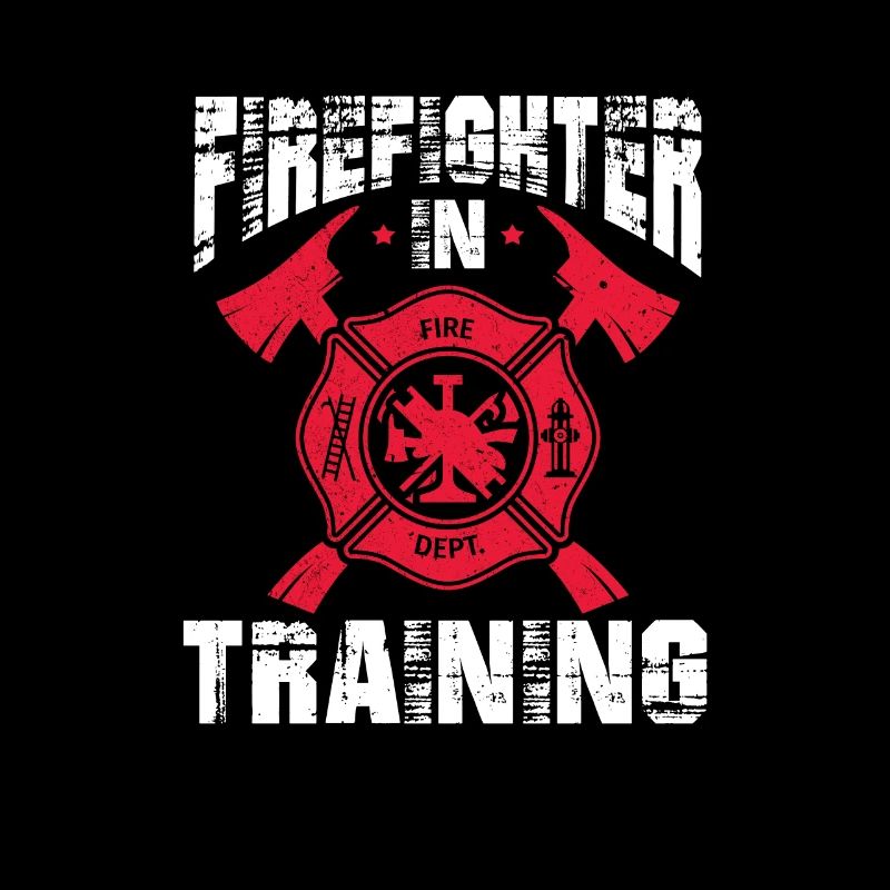 Firefighter In Training – Fire Axes Fireman