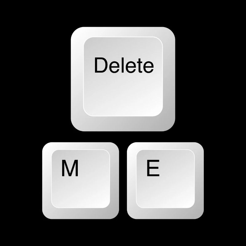 DELETE ME, delete me on the keyboard