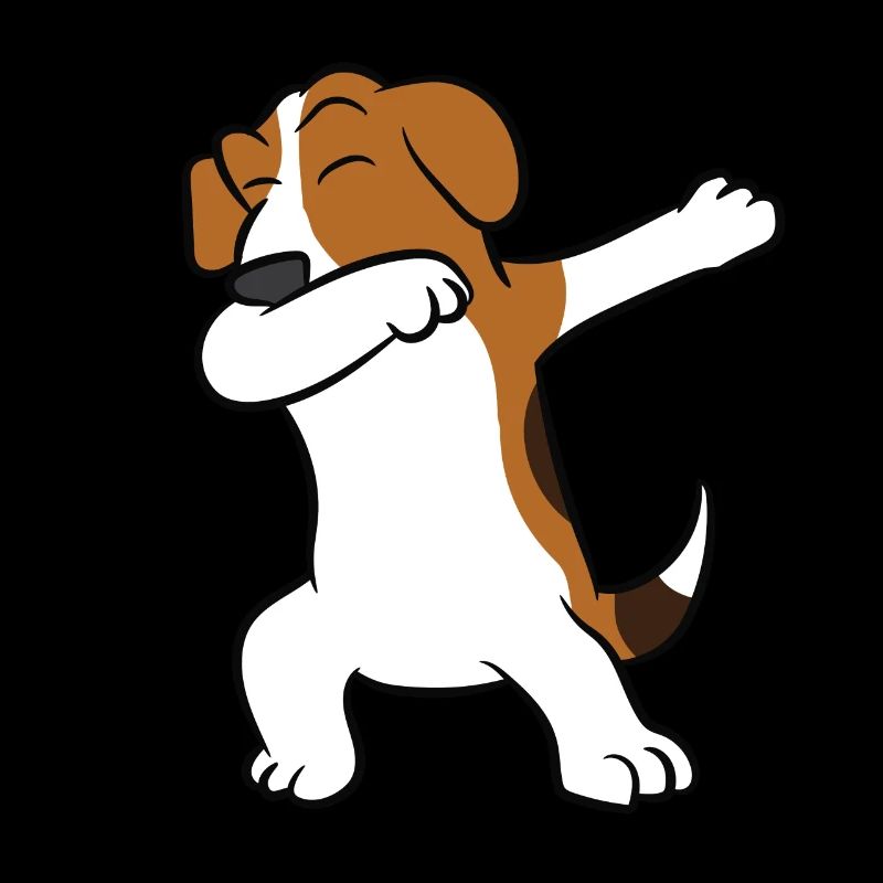 Beagle - Dab, dabbing, dabben, tanzen