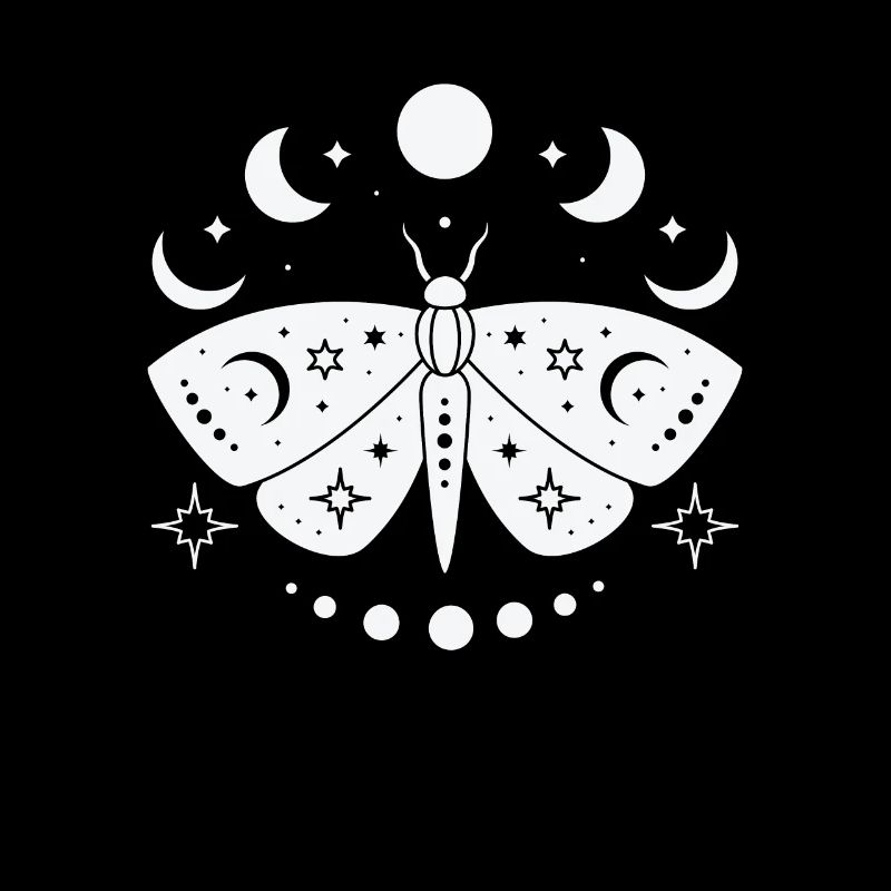 Papillon céleste mystique