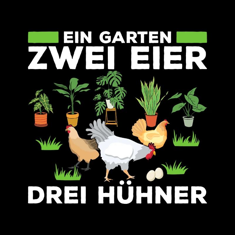 Ein Garten Zwei Eier Drei Hühner Geschenk