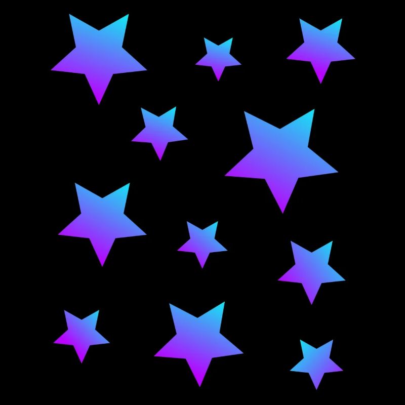 Star Star Pack Bleu-Violet