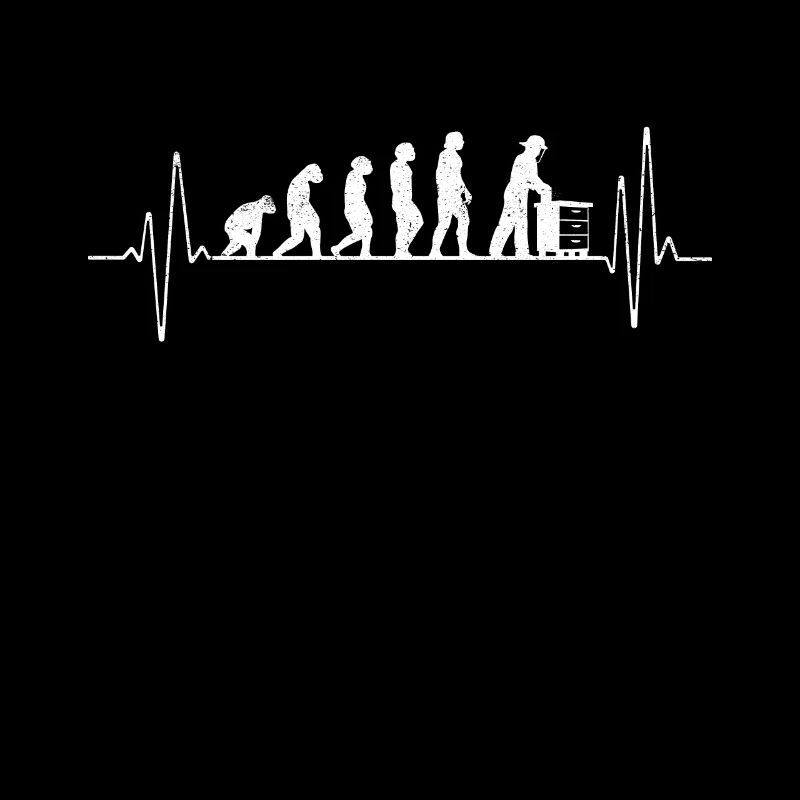 Evolution Imker Shirt - Geschenk Bienenzüchter Ges