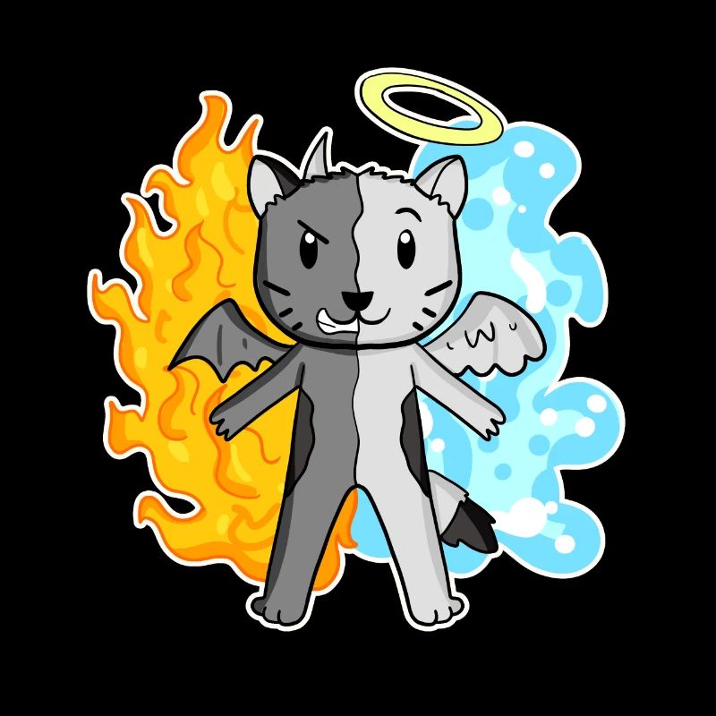 Chat Cat Breed Devon Rex - Ange et Diable