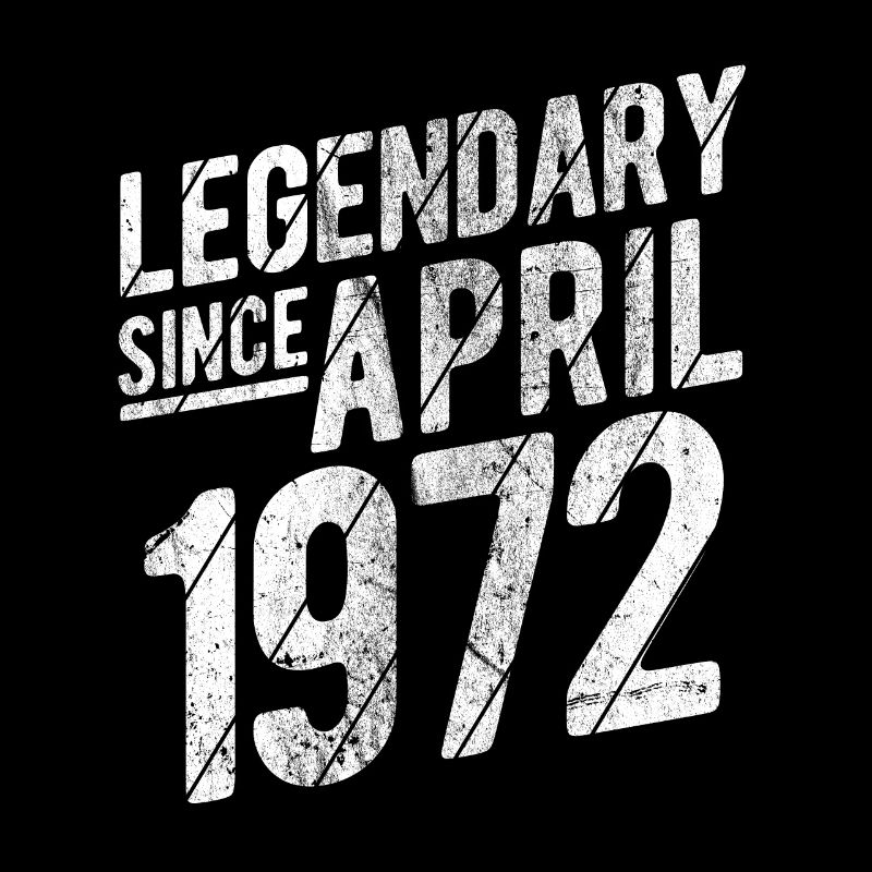 Retro 50th Birthday Gift Legendary Since April 197