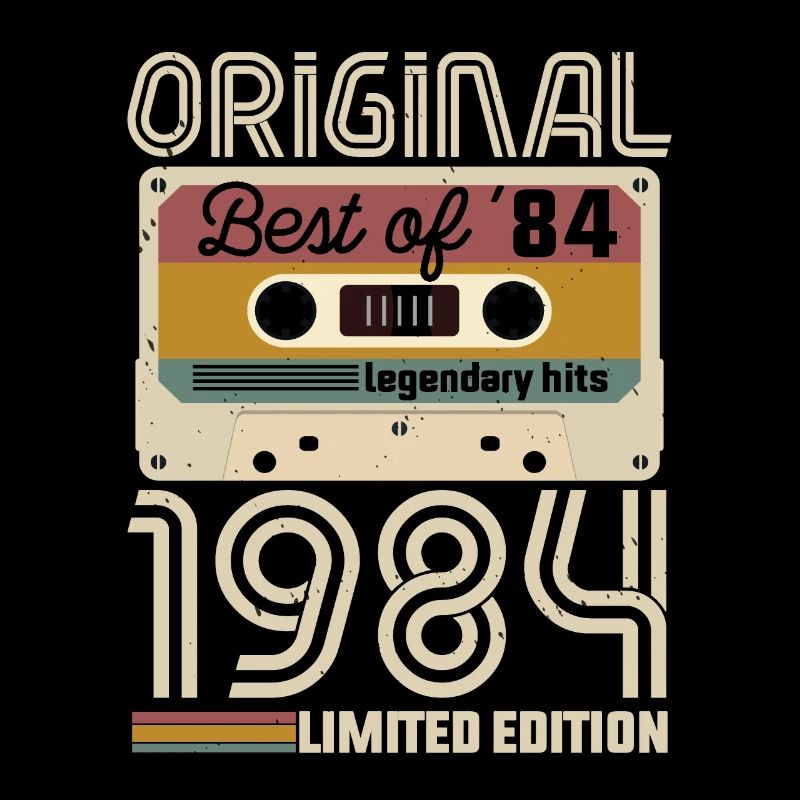 Vintage Geburtstag Original Geschenkidee 1984