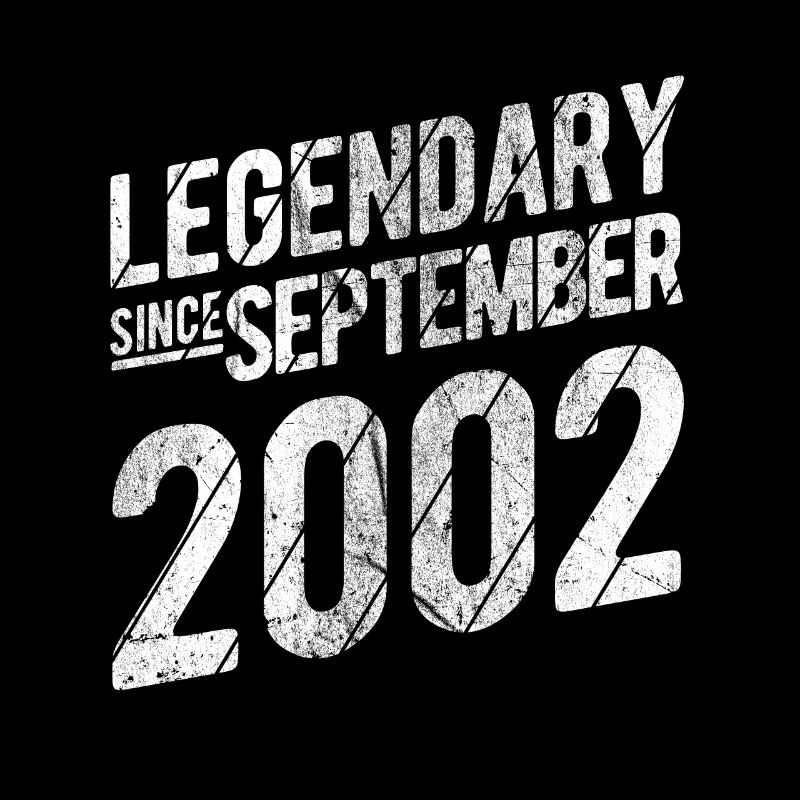20th Birthday Gift Legendary Since September 2002