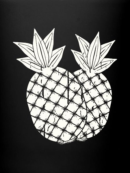 Pineapple, fruit illustration