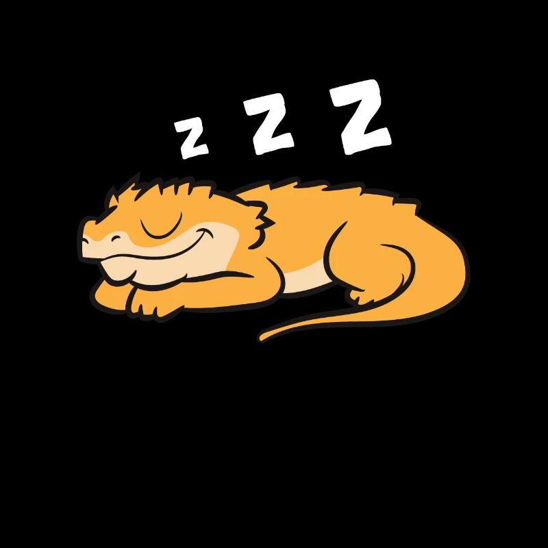 Haubengecko Reptil Eidechse Schlafender