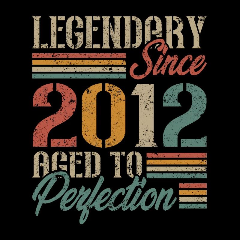 Vintage 2012 Retro Geburtstagsgeschenk