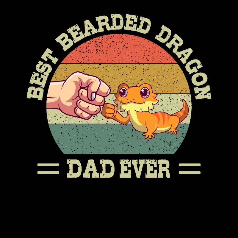 Best Bearded Dragon Dad Ever Lizard Papa Father
