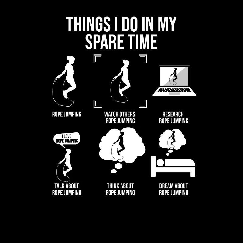 Things I Do In My Spare Time, skipping rope