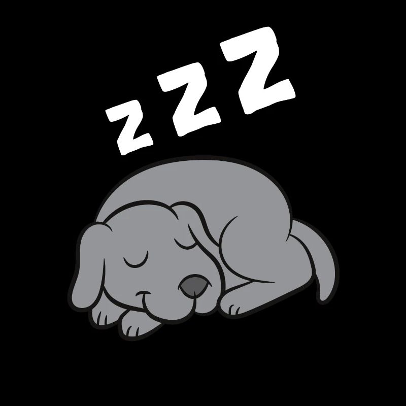 Weimaraner Dog Sleeping Pajama Sleeping