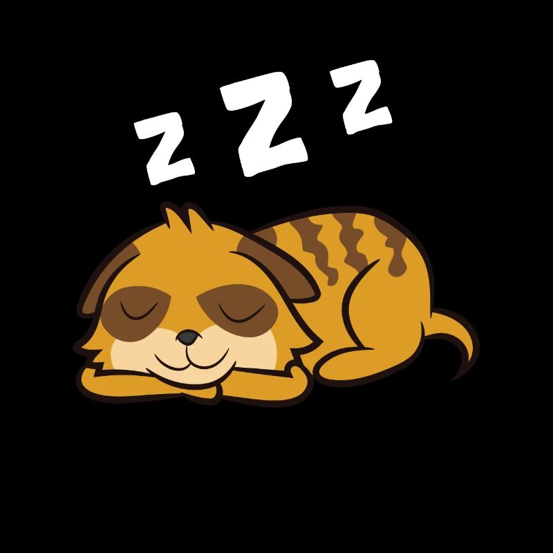 Suricates Fatigués Suricates Pyjamas endormis