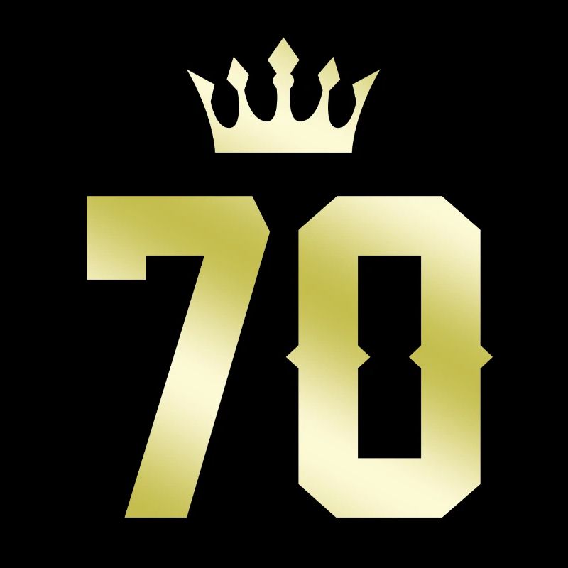 70 Zahl Krone