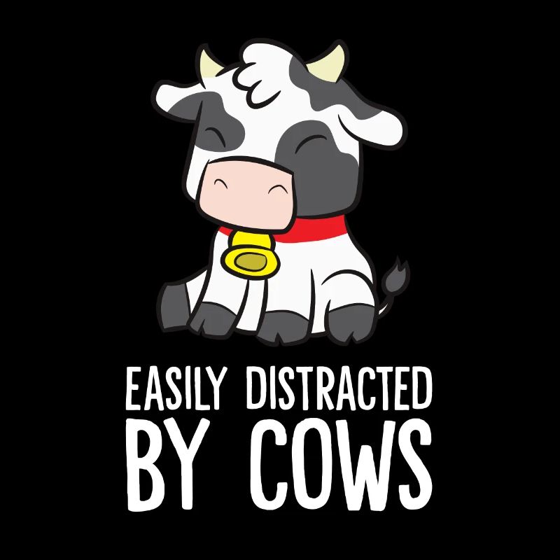 Facilement distrait par les vaches