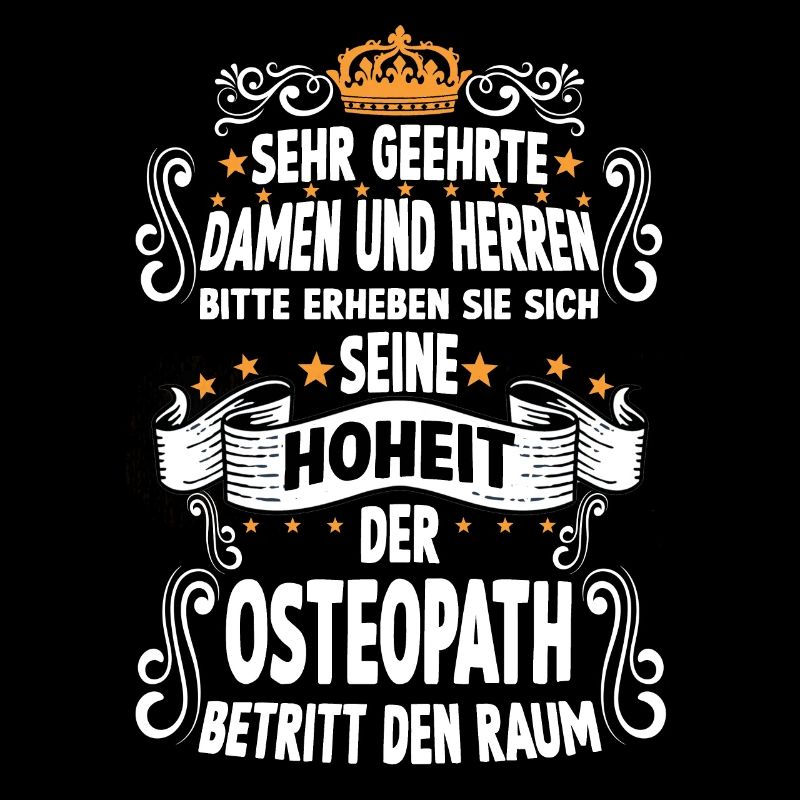 Osteopath T witziges Spruch Motiv Osteopath