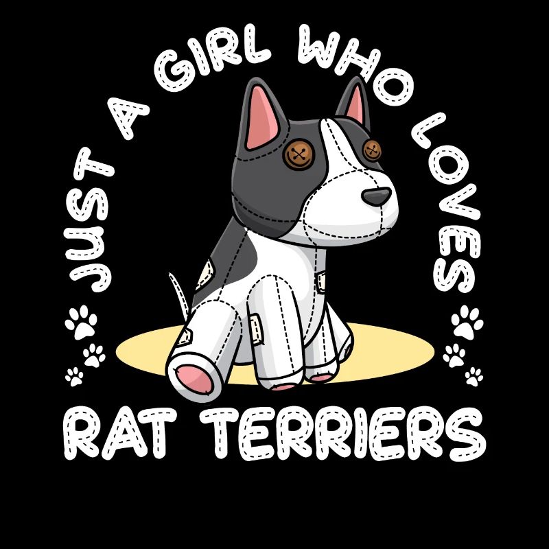 Nur Ein Mädchen, Das Rat Terrier Liebt