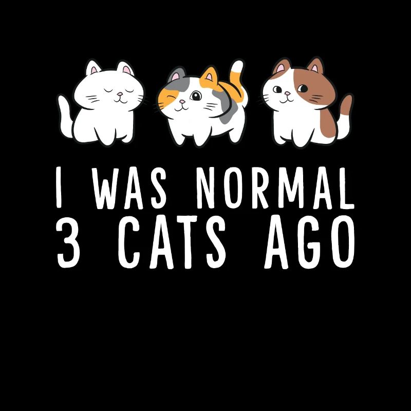 J’étais normale devant 3 chats Drôle de chat maman