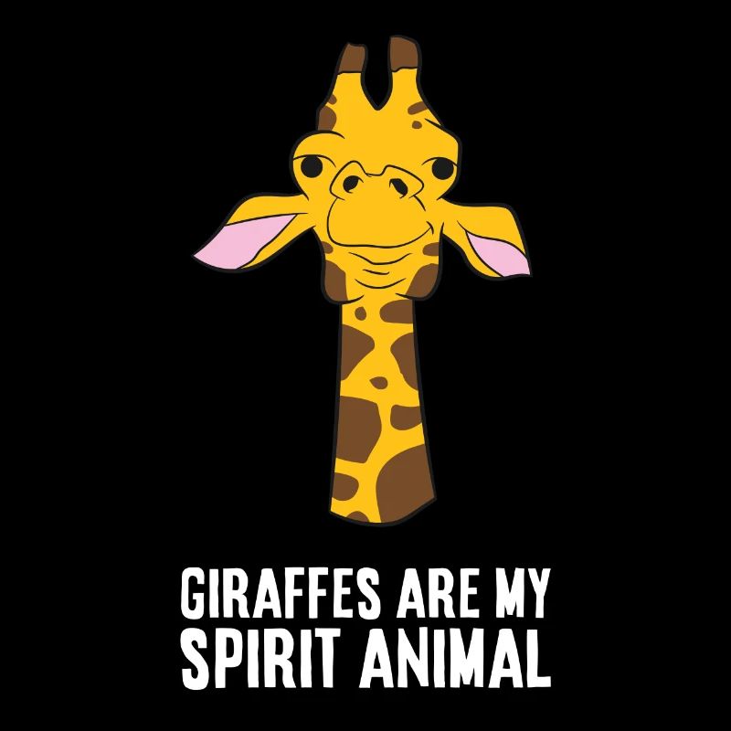 Giraffen sind mein Geisttier Lustige Giraffe