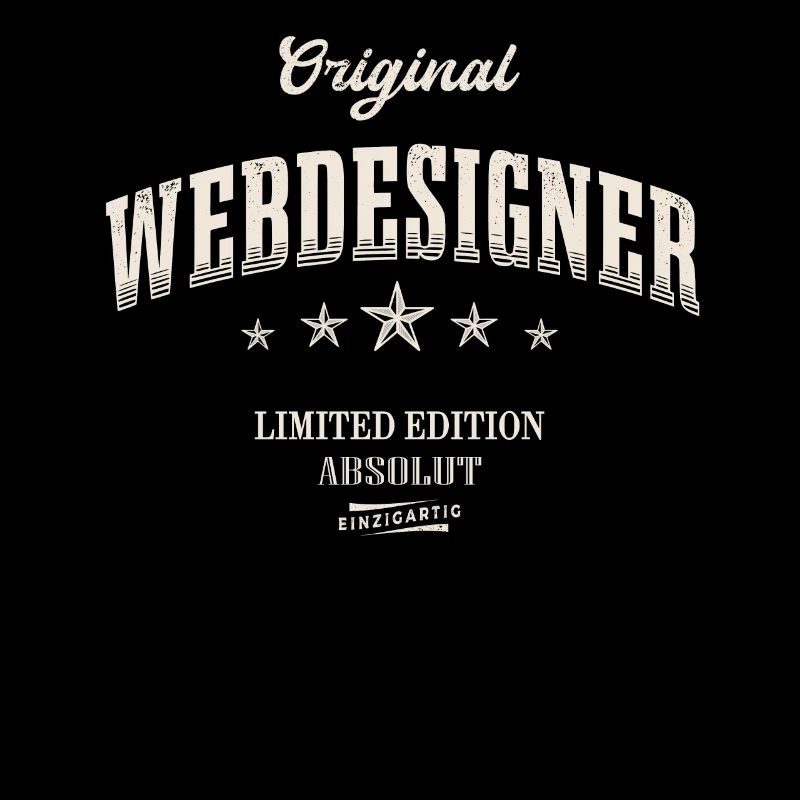 Webdesigner Limited Edition Lustiges Webdesign